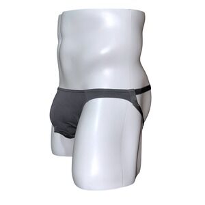 Andrew Christian NoShow Ultra Low Rise Jock Steel Grey Size M (31-33) #93423 NWT